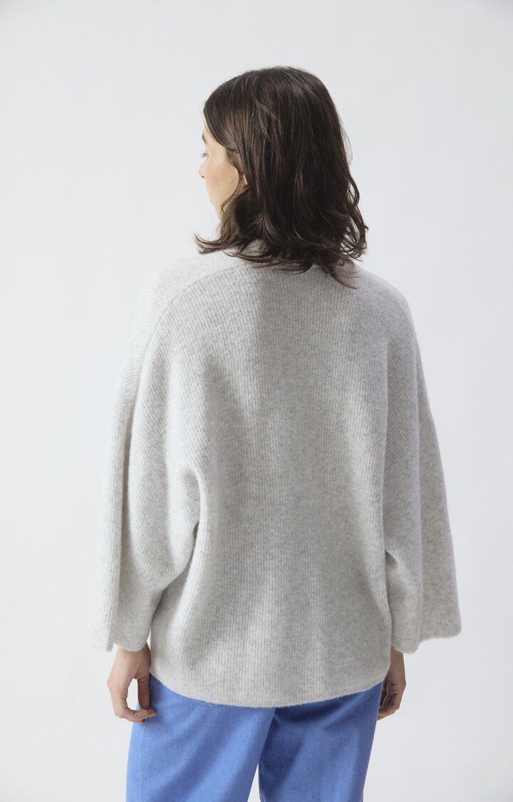 Women's cardigan Damsville, HEATHER GREY, hi-res-model