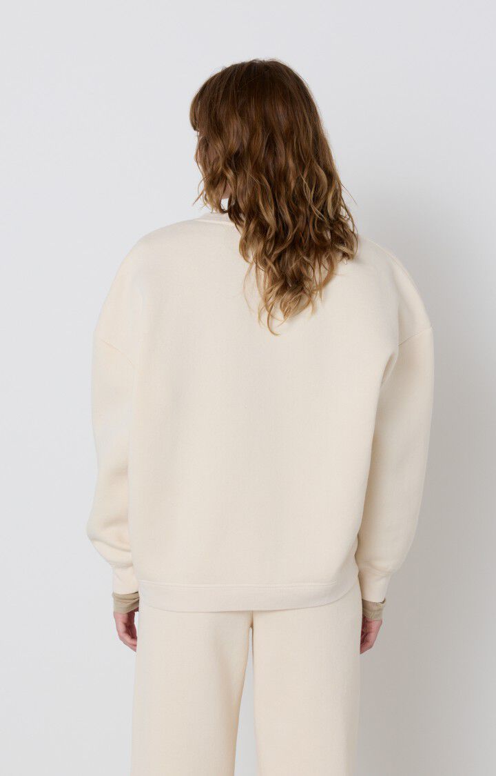 Women's sweatshirt Ikatown, ECRU, hi-res-model