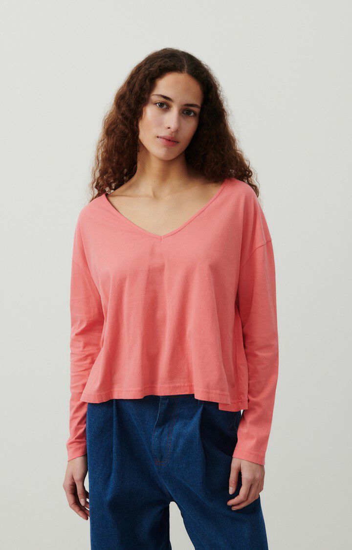 Women's t-shirt Vupaville, CORAL, hi-res-model