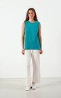 Women's tank top Rullow - DUCK GREEN - Blue - S
