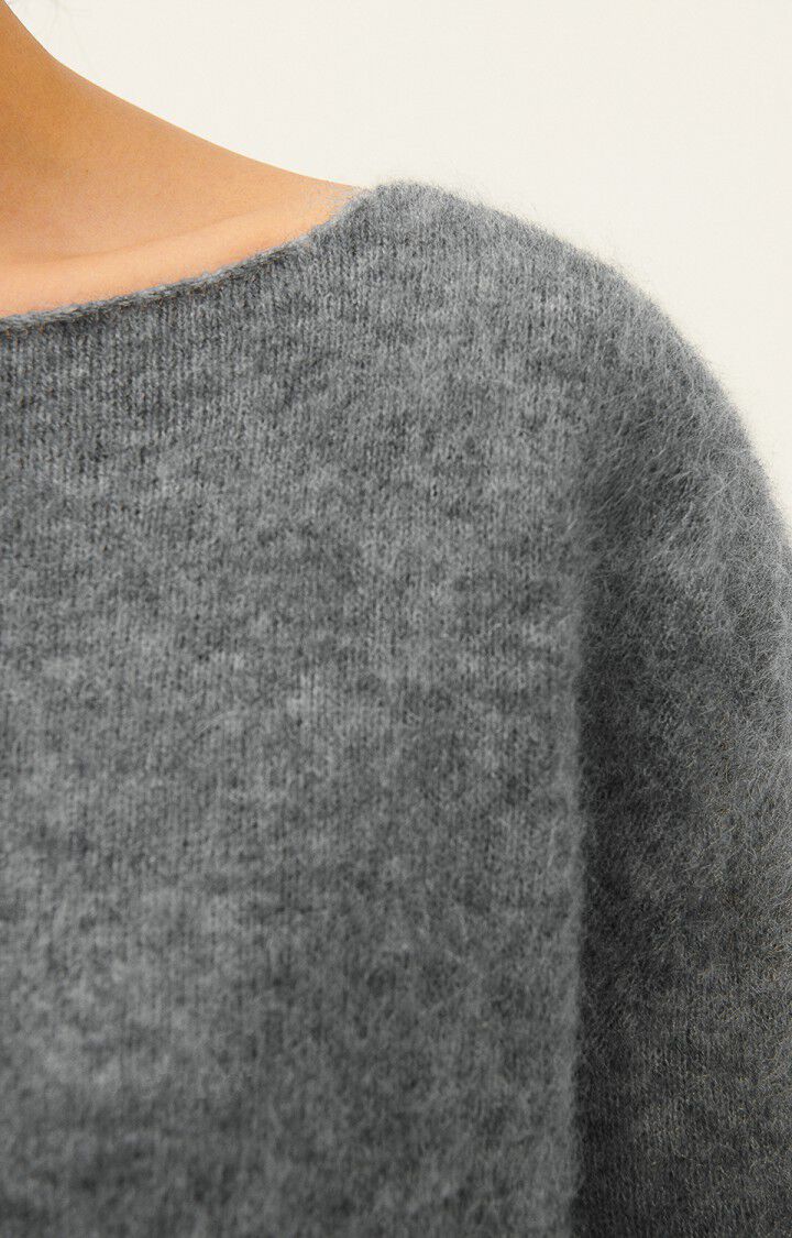 pull gris chiné