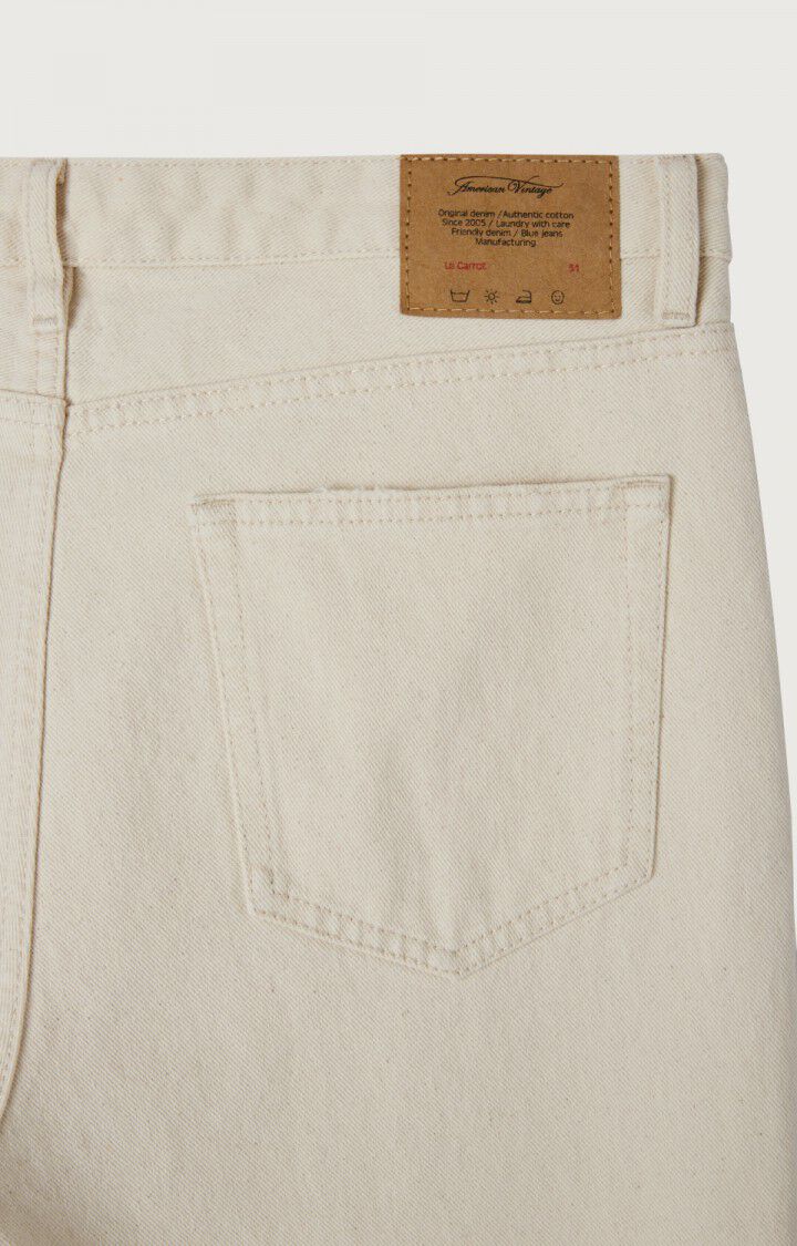 Men's carrot jeans Snopdog, ECRU, hi-res