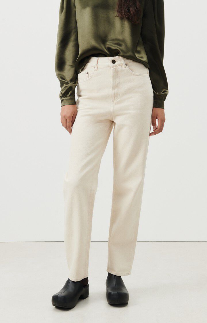 Women's straight jeans Tineborow, ECRU, hi-res-model