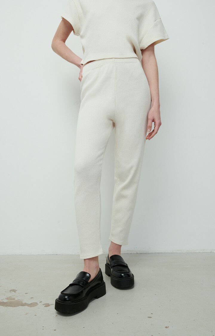 Pantaloni donna Ulubay, BIANCO, hi-res-model