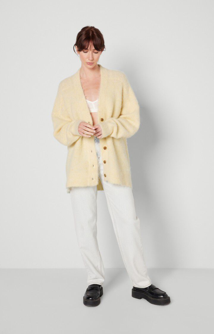 Women's cardigan Foubay, MOTTLED LEMON CURD, hi-res-model