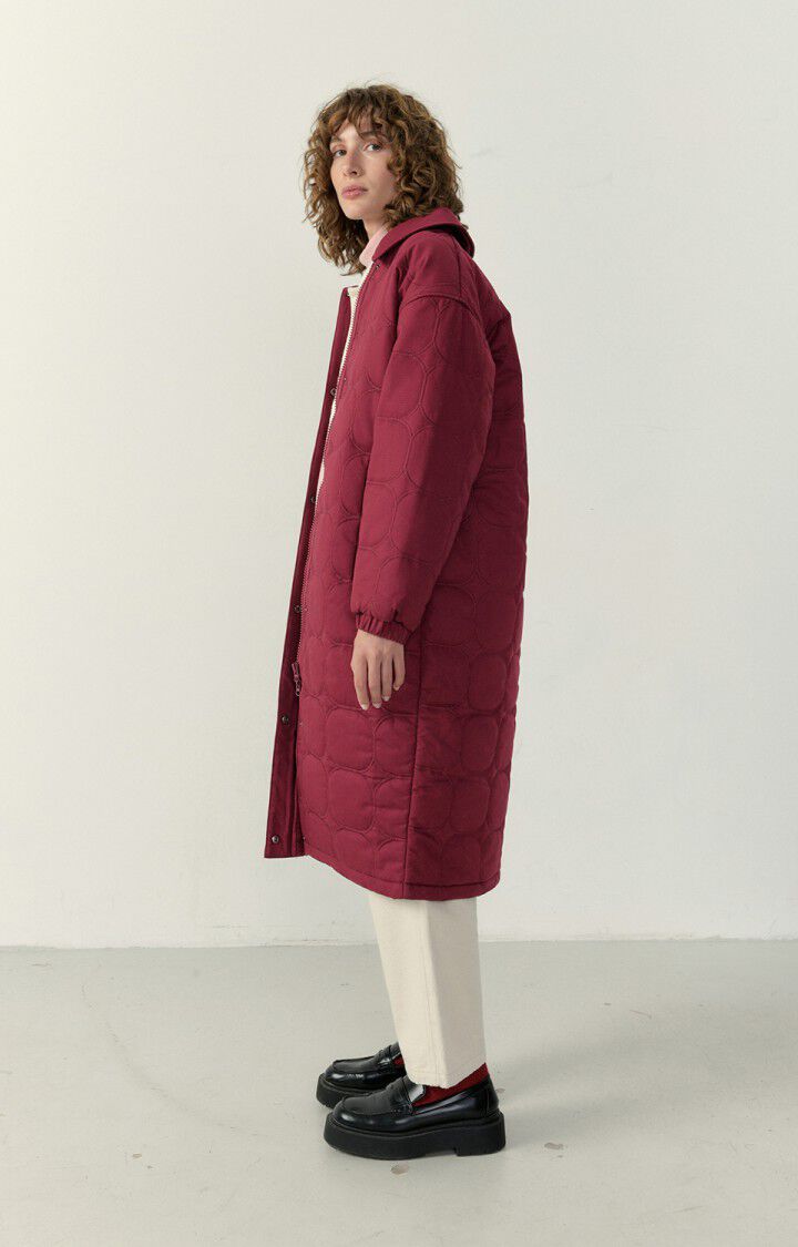 Women's coat Fibcity, BEETROOT, hi-res-model