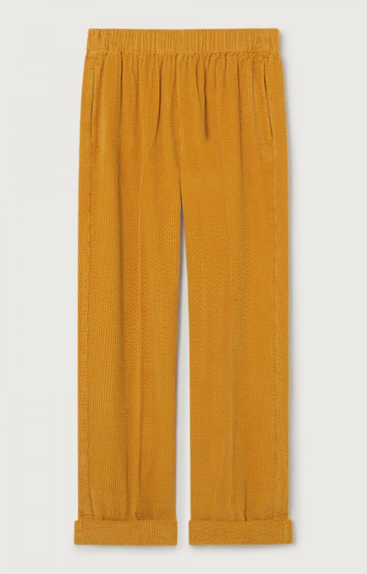 Women's trousers Padow, OCHER, hi-res