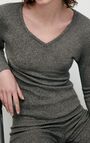 Camiseta mujer Vipabay, GRIS JASPEADO, hi-res-model