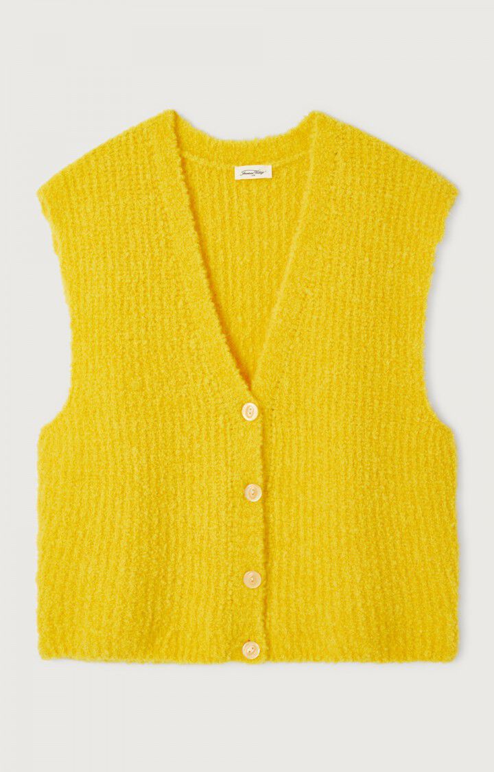 Women's cardigan Zolly - STAR MELANGE - Yellow