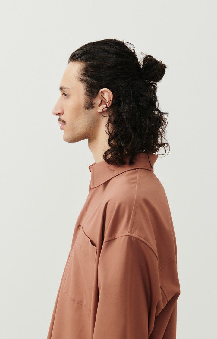 Men's shirt Kabird, CHESTNUT SPREAD, hi-res-model