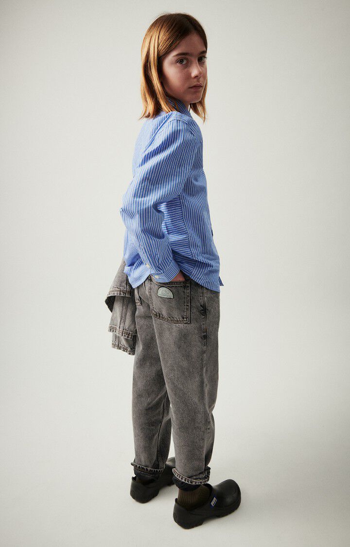Kid's straight jeans Yopday, GREY SALT AND PEPPER, hi-res-model