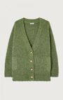 Damencardigan Pozicity - KHAKI MELIERT - Gr&uuml;n - XS-S