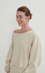 Women's sweatshirt Itonay, ECRU MELANGE, hi-res-model