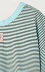 Women&rsquo;s t-shirt Gixy - SKY STRIPES - Blue - Marron - XS-S