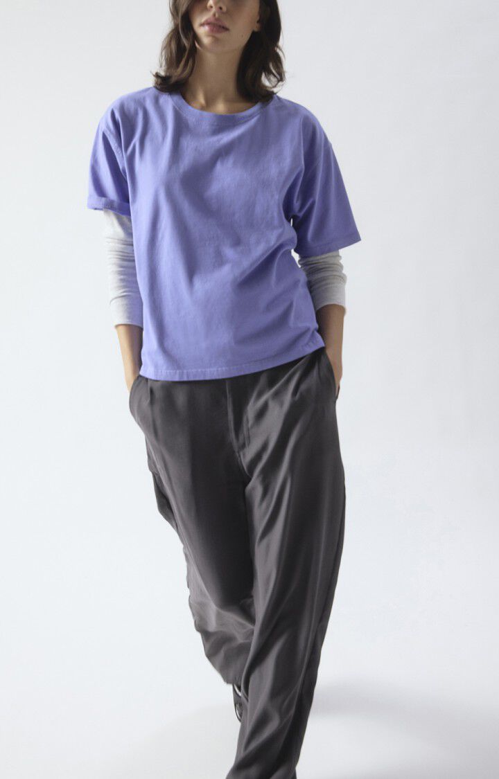 T-shirt femme Fizvalley - IRIS VINTAGE - Violet - S