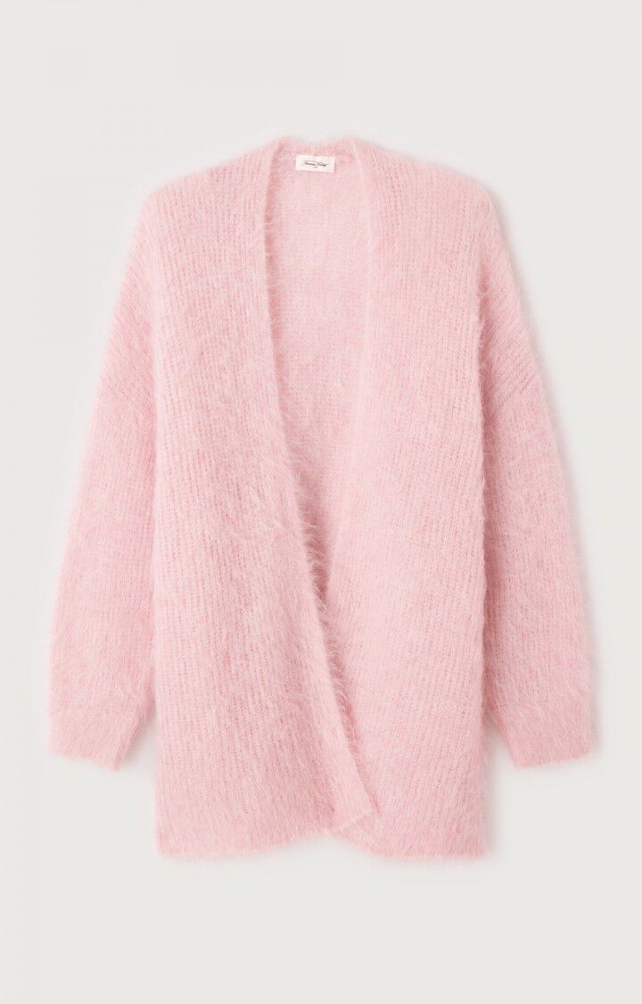 Women's cardigan Bymi - MELANGE COTTON CANDY - Pink