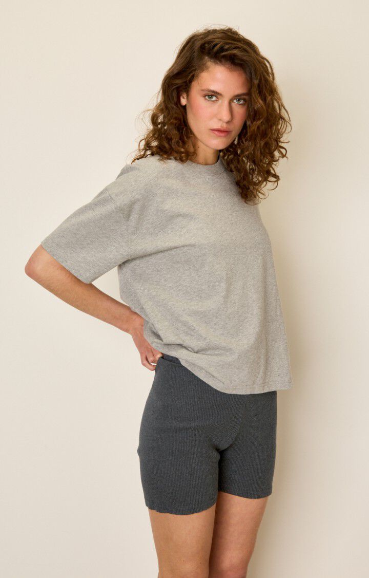 Women's shorts Piwik, MELANGE CHARCOAL, hi-res-model