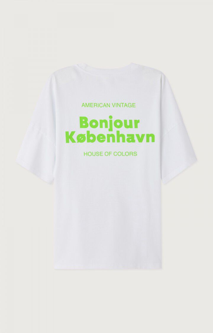 Unisex T-shirt Fizvalley - "Bonjour", KOBENHAVN, hi-res