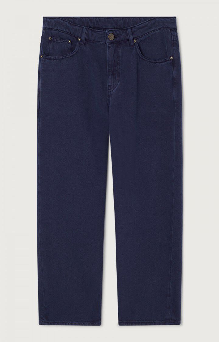 Women's cropped straight leg jeans Tineborow, VINTAGE NAVY BLUE, hi-res