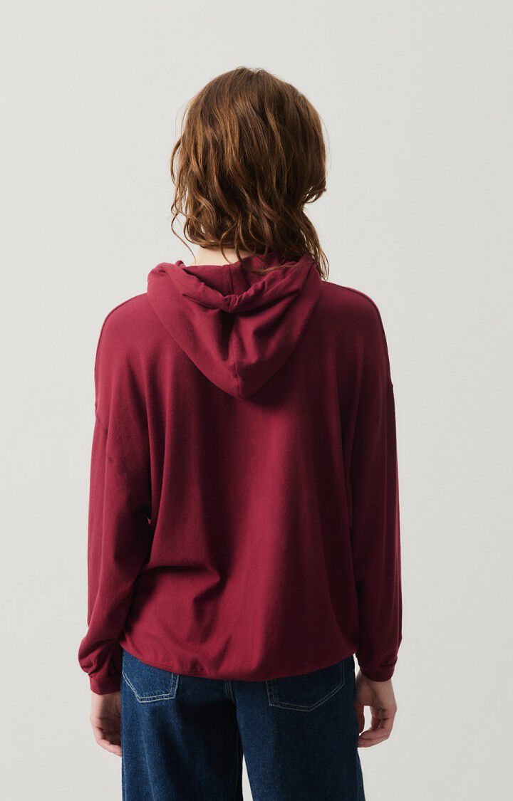 Women's hoodie Ypawood, MELANGE BERRY, hi-res-model