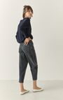 Women's big carrot jeans Yopday, BLACK SALT AND PEPPER, hi-res-model
