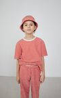 Kinder-T-Shirt Bobypark, ROTE UND GRAUE STREIFEN, hi-res-model