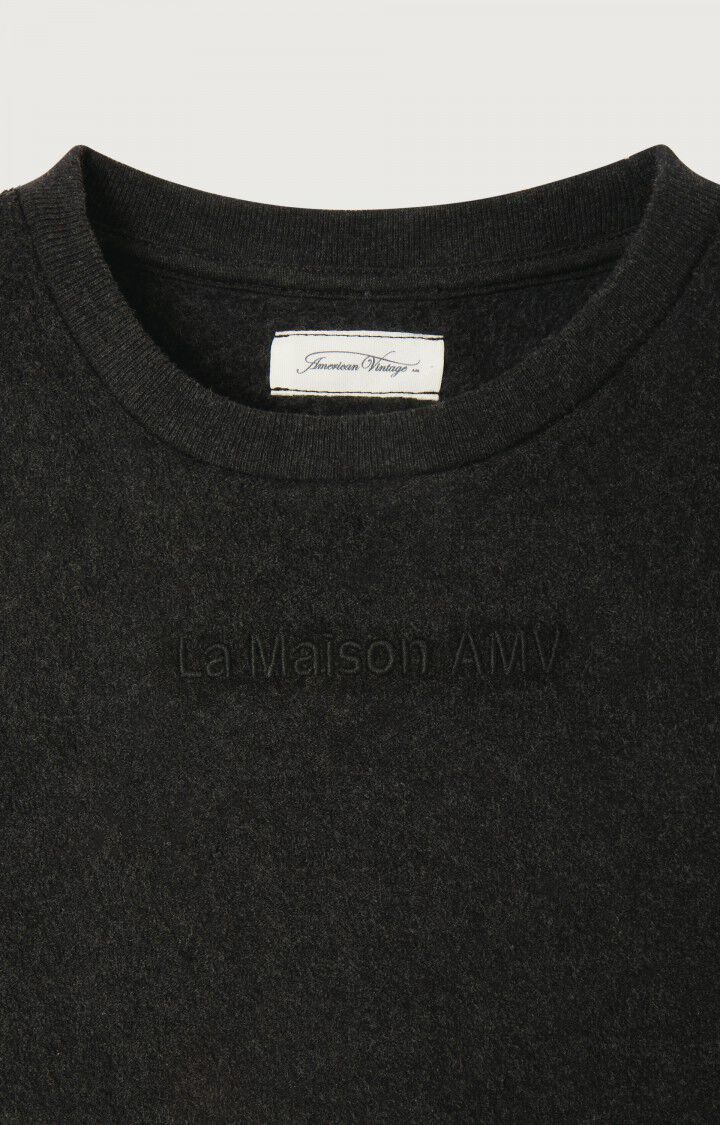 Kid's sweatshirt Bobypark, MELANGE CHARCOAL, hi-res