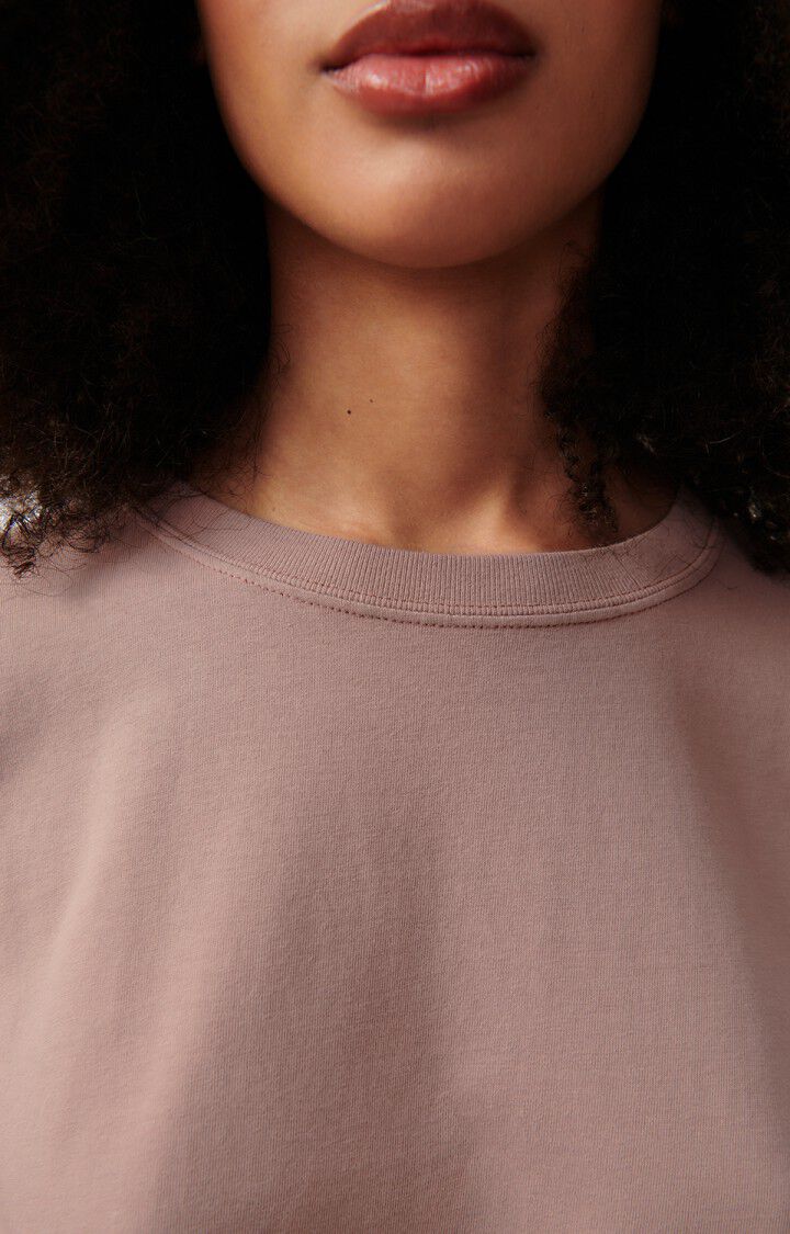 T-shirt femme Fizvalley - JACINTHE VINTAGE - Rose - S