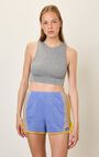 Women's shorts Vamy - TRICOLOR BLUE YELLOW AND GREY - Blue - Jaune - Gris - S