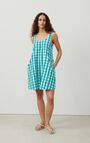 Women's dress Naroz - AQUATIC VICHY - Blue - Blanc - S