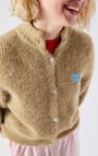 Women's cardigan East - MELANGE SAND - Beige - S