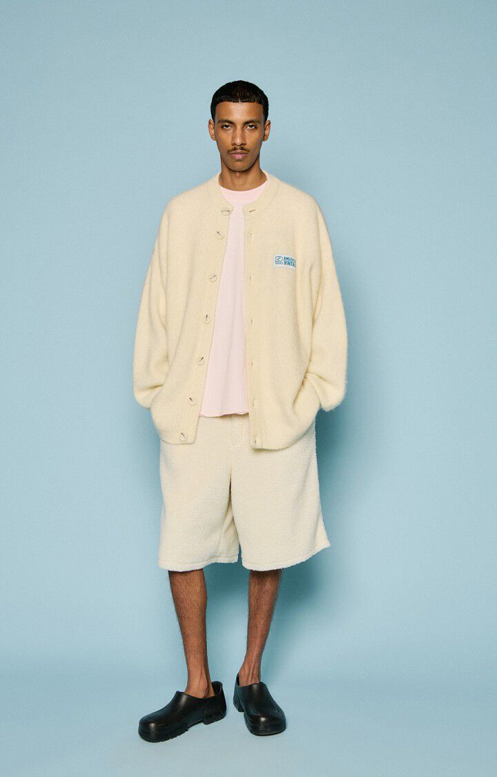 Unisex cardigan Vitow - 20 years, ECRU, hi-res-model