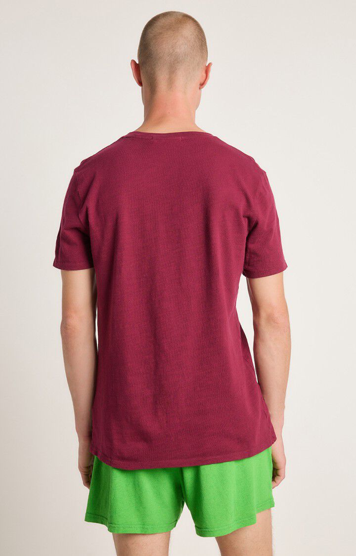 Men's t-shirt Bysapick, BURGUNDY, hi-res-model