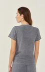 Dames-T-shirt Ypawood, ANTRACIET GEVLEKT, hi-res-model