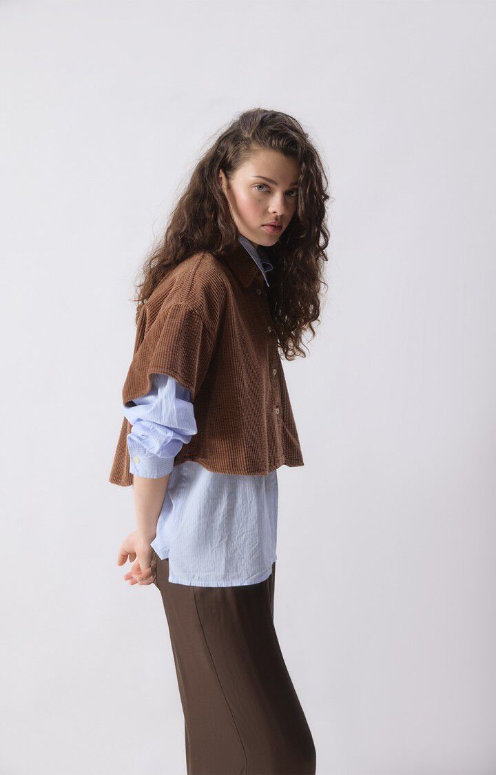 Women's shirt Padow, CANDIED CHESTNUT VINTAGE, hi-res-model