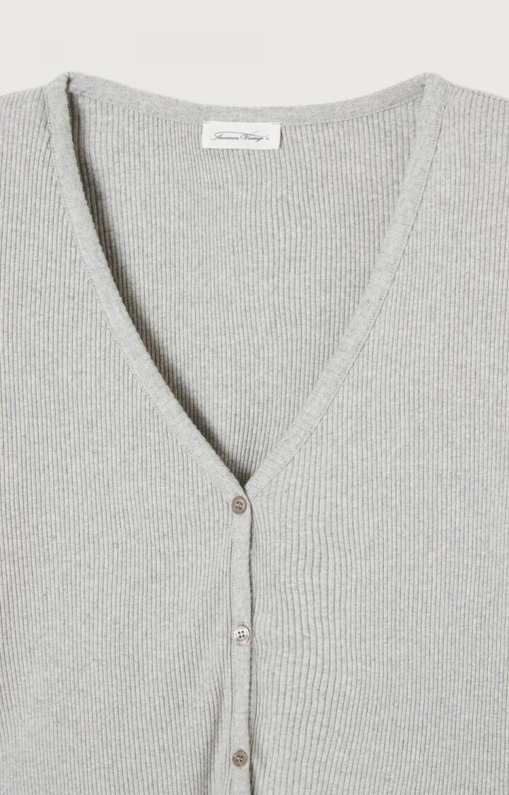 Women's cardigan Piwik, HEATHER GREY, hi-res