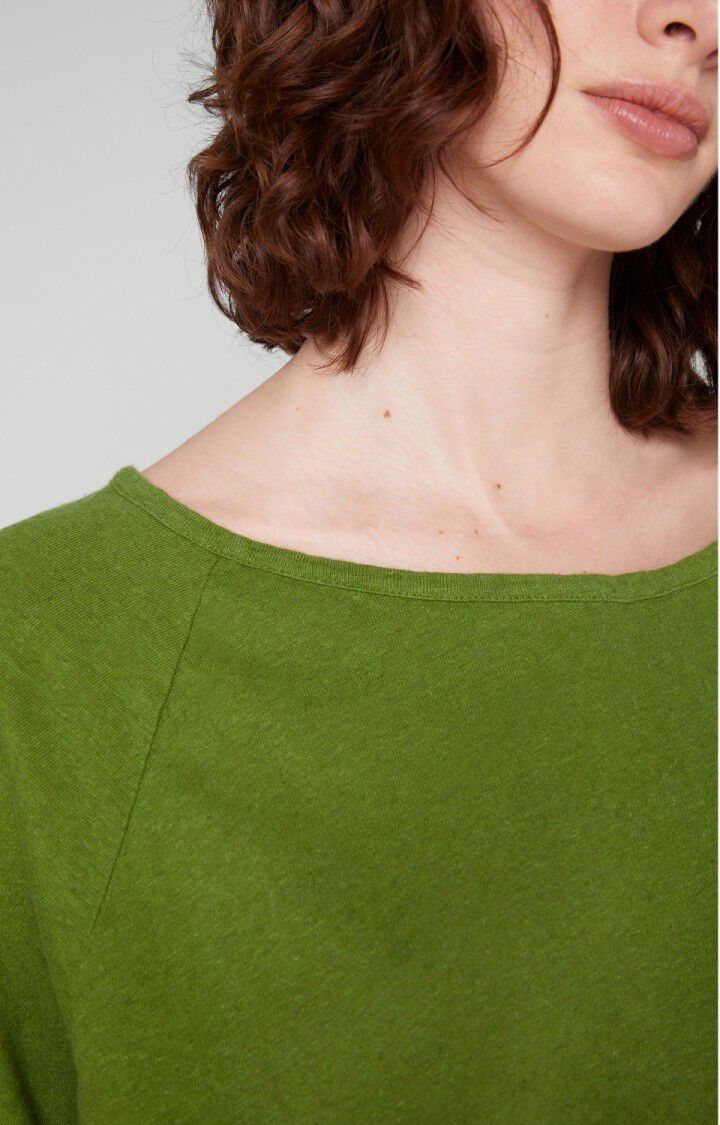 Women's t-shirt Poxson - VINTAGE CROCO - Green - S