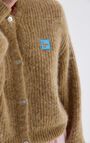 Women's cardigan East - MELANGE SAND - Beige - S
