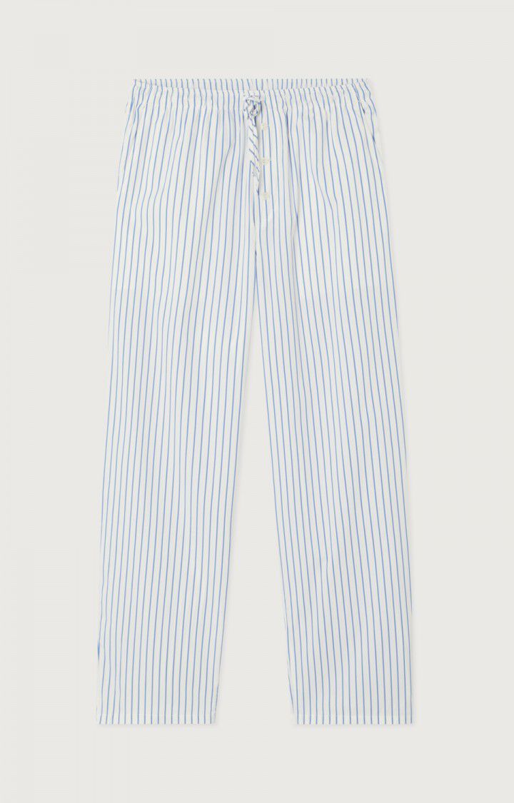 Men's trousers Nurway - RIVER STRIPES - White - Bleu - S