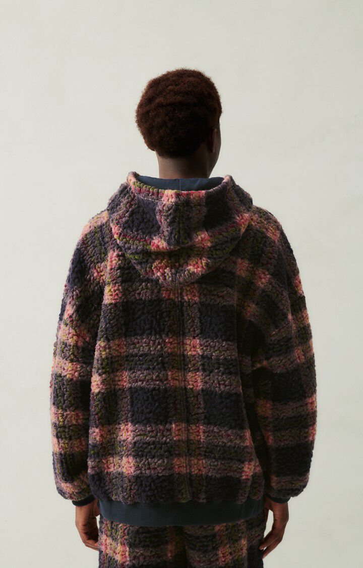 Men's hoodie Agobridge, INK TARTAN, hi-res-model