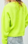 Women's jumper Vitow - FLUORESCENT YELLOW MELANGE - Yellow - M-L