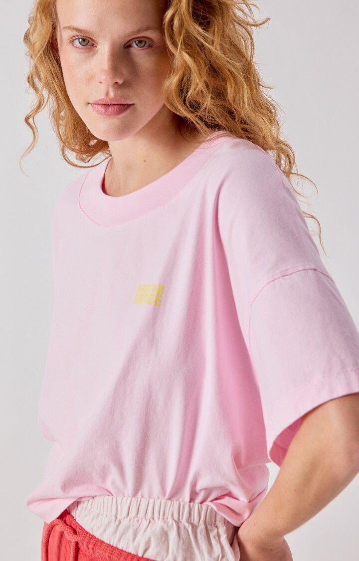 Women's T-shirt Gixy - COTTON CANDY - Pink - XS-S