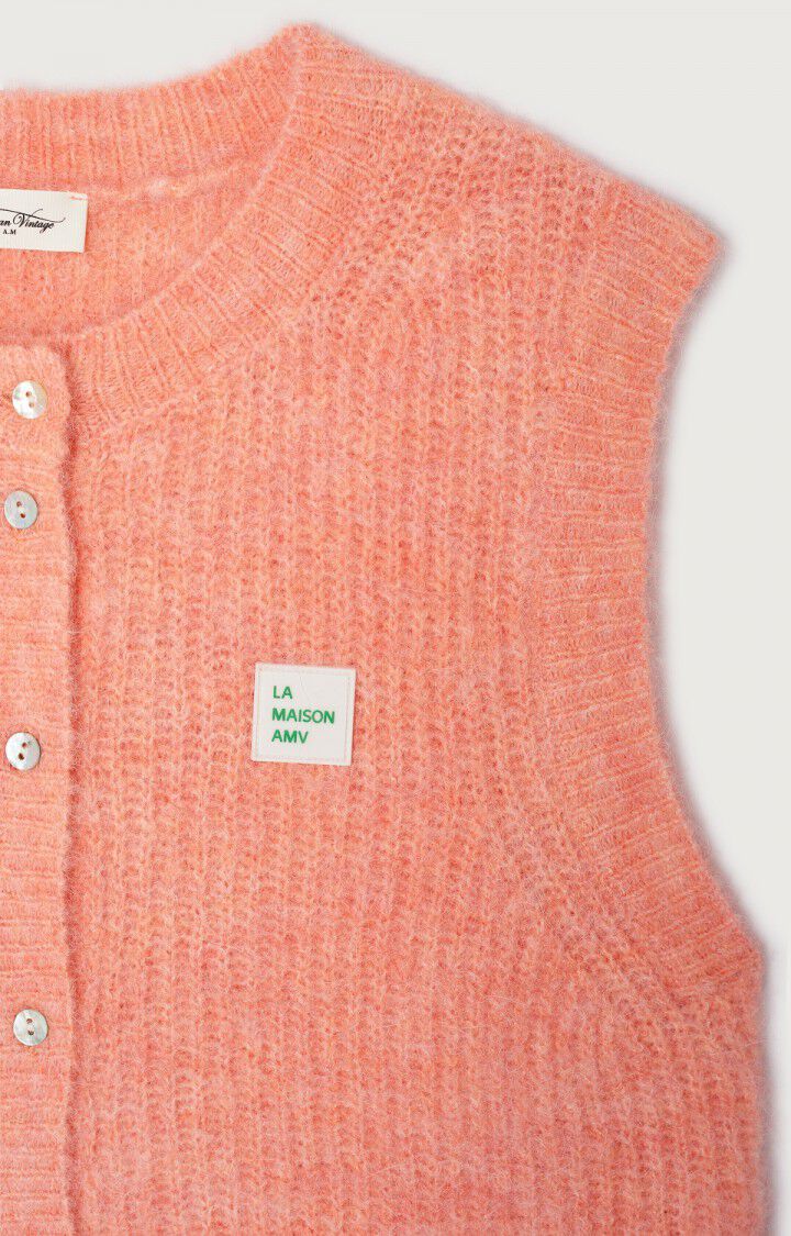 Women's cardigan East, WHITE PEACHES MELANGE, hi-res