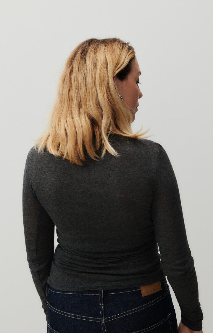 Damen-T-Shirt Massachusetts, ANTHRAZIT MELIERT, hi-res-model