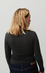 Women's t-shirt Massachusetts, MELANGE CHARCOAL, hi-res-model