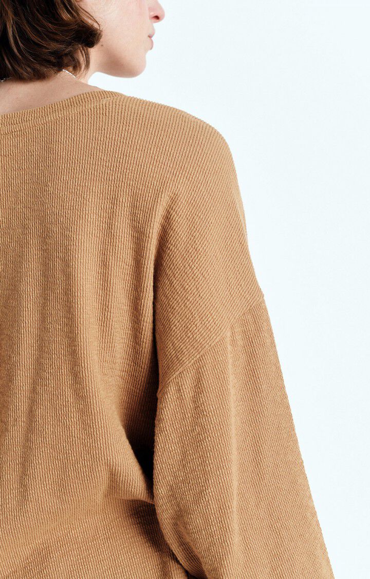 Women's t-shirt Yruki, CAMEL, hi-res-model