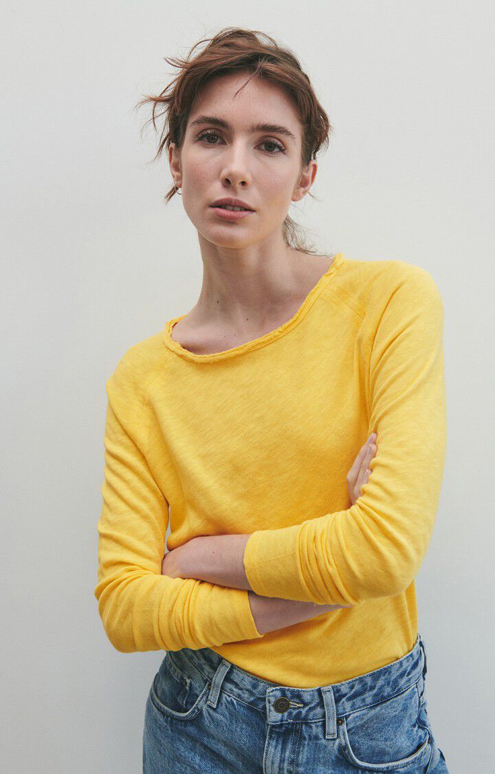 Camiseta mujer Sonoma, BOTÓN DORADO VINTAGE, hi-res-model