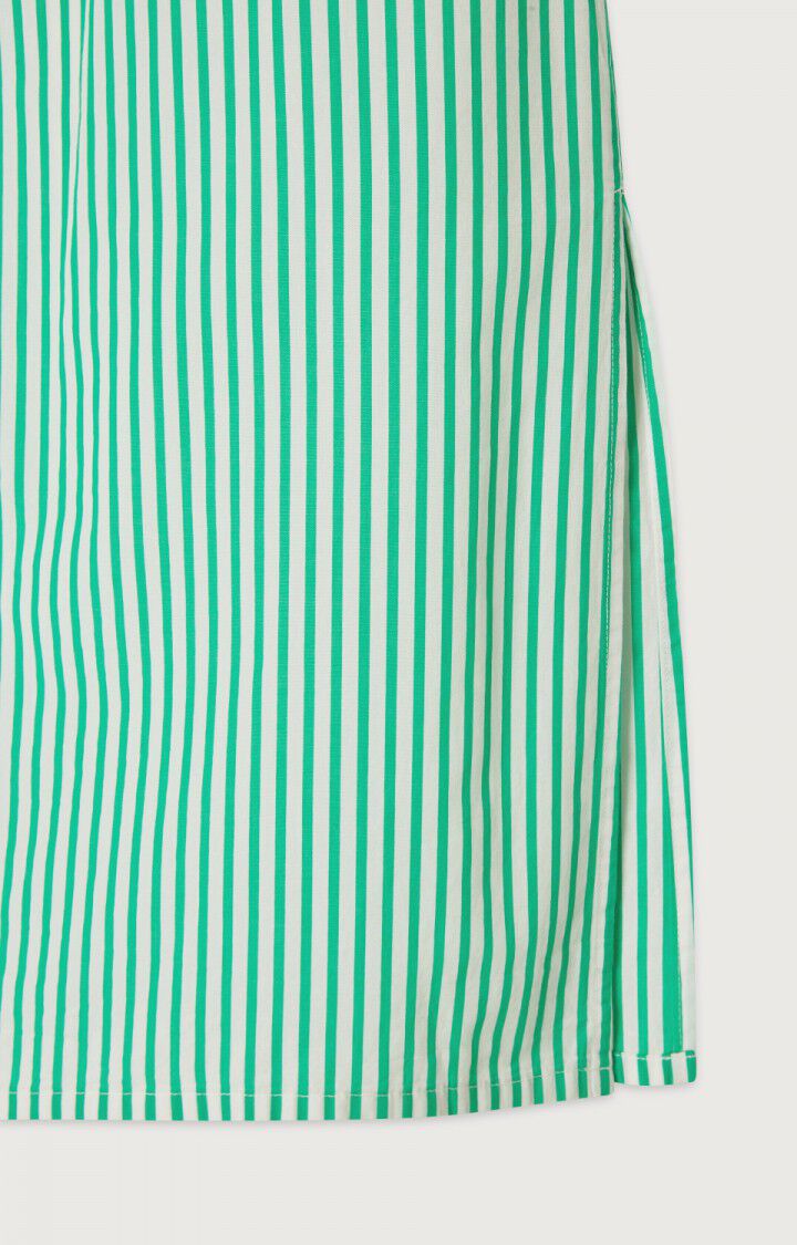 Women's skirt Zypobay - MENTHOL STRIPES - White - Vert - S