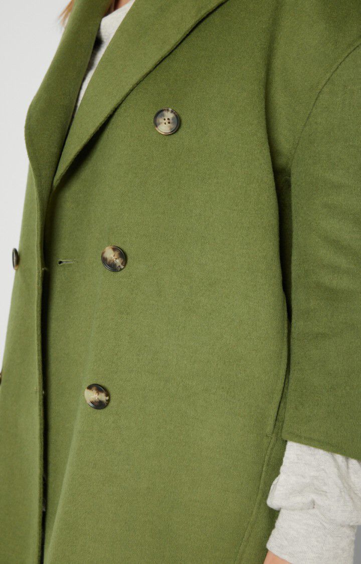 Women's coat Dadoulove, BOTTLE GREEN, hi-res-model
