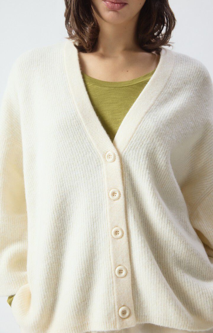 Women's cardigan Damsville, MELANGE PANNACOTTA, hi-res-model